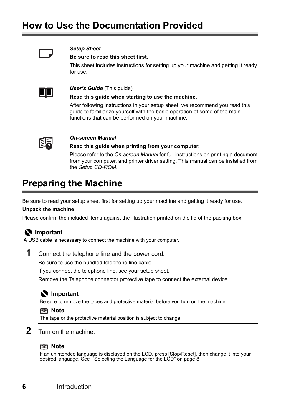 Canon FAX-JX210P User Manual | Page 7 / 86