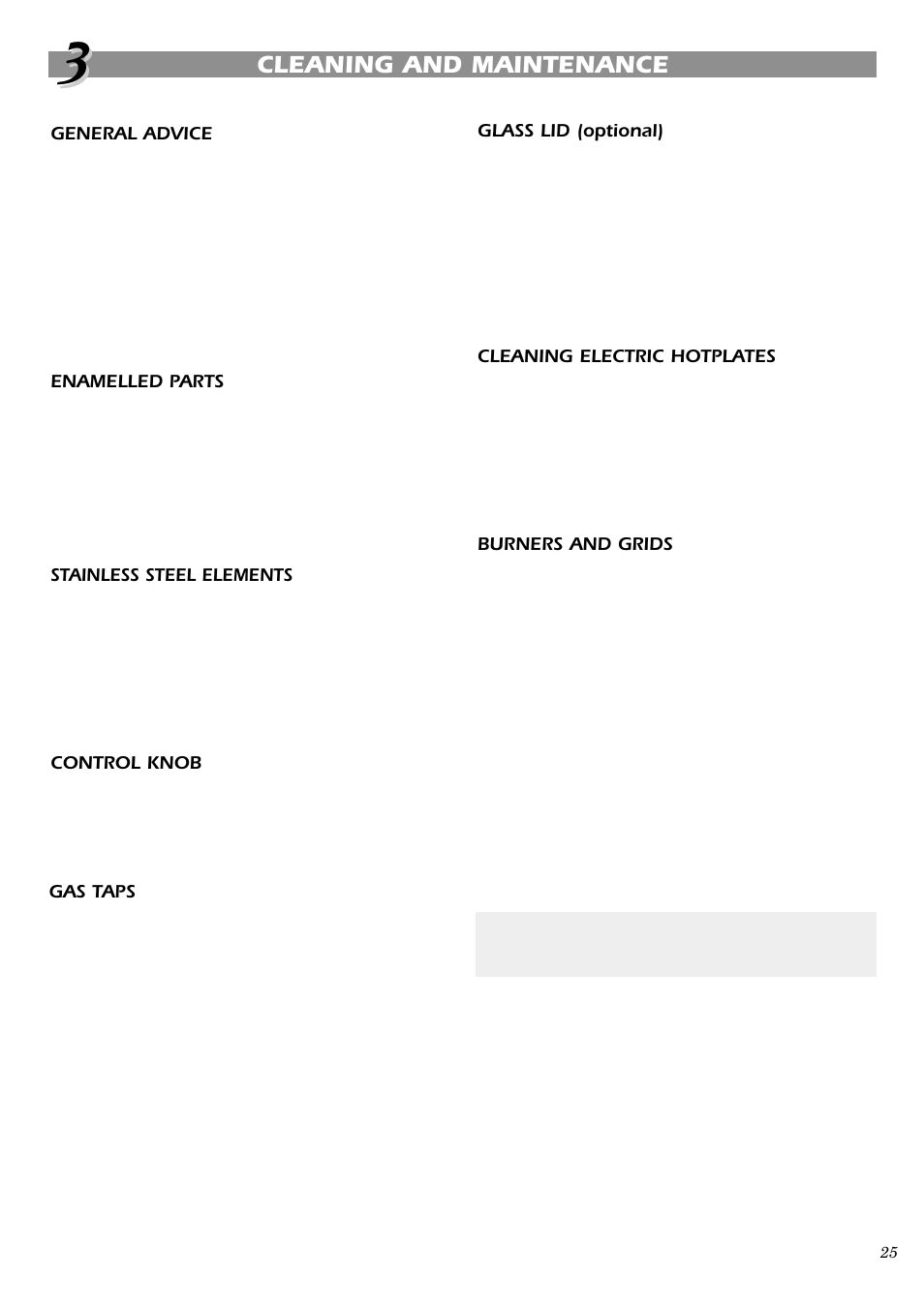 Cleaning and maintenance | Caple C762GSS User Manual | Page 9 / 17