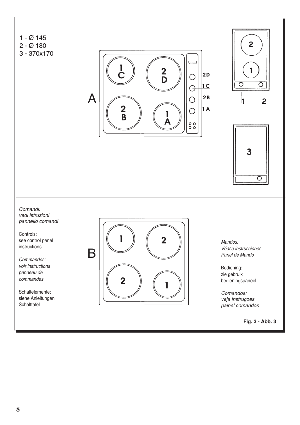 Igb f d | Caple C602E User Manual | Page 8 / 16