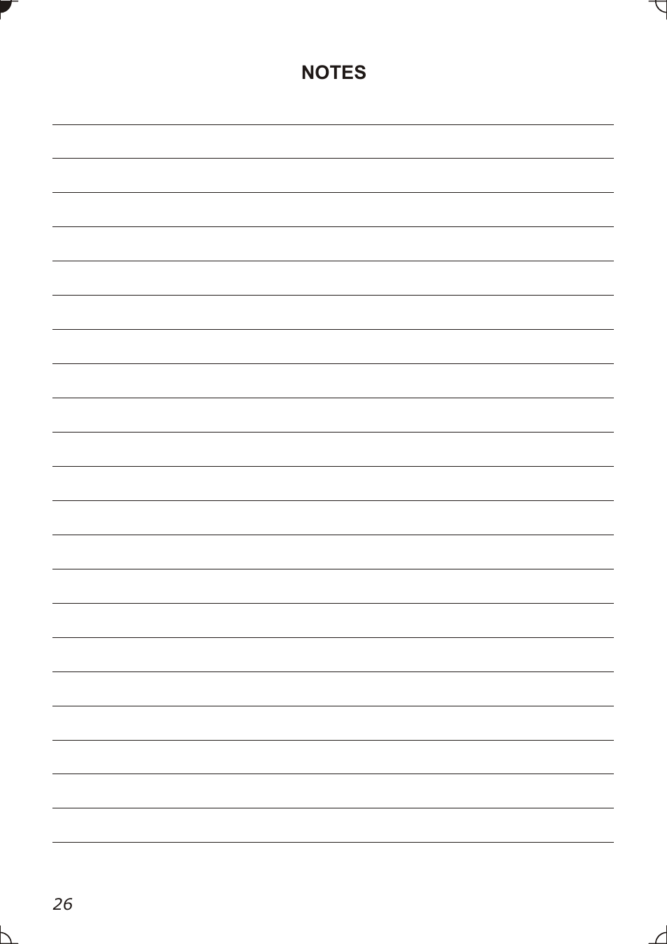 Caple C736GSS User Manual | Page 26 / 28