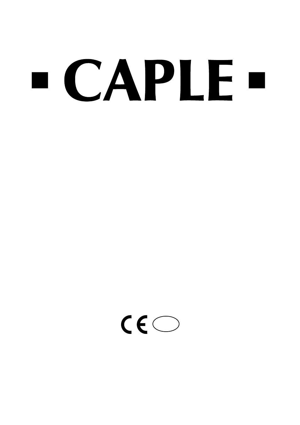 Caple C761GSS User Manual | 12 pages