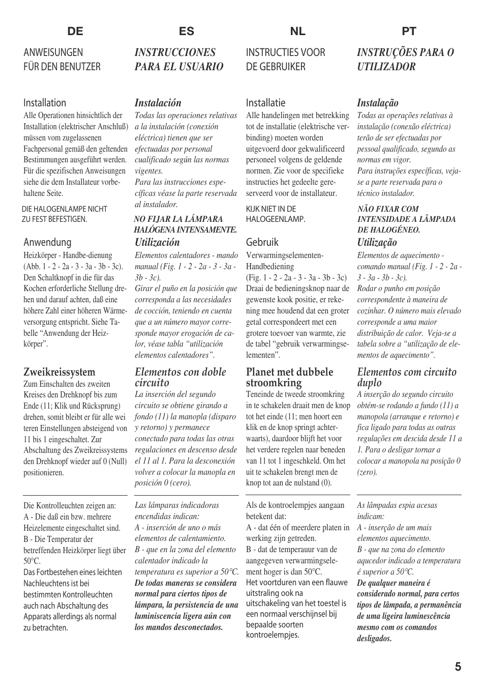 Caple C804C User Manual | Page 5 / 20