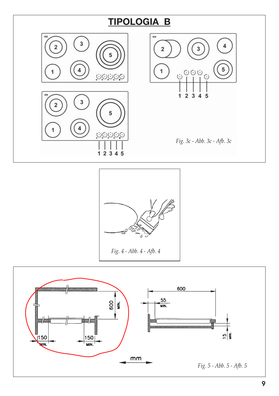 Tipologia b | Caple C804C User Manual | Page 9 / 20