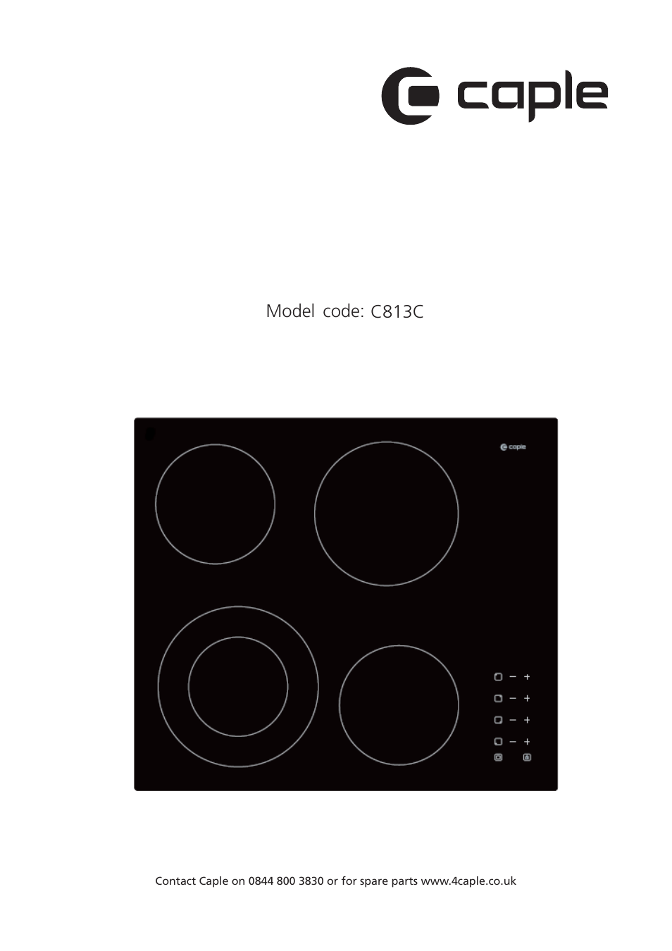 Caple C813C User Manual | 19 pages