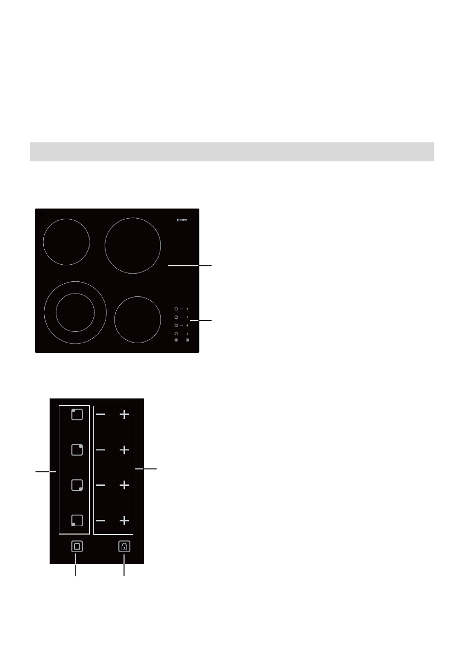 Product overview, Control panel | Caple C813C User Manual | Page 2 / 19