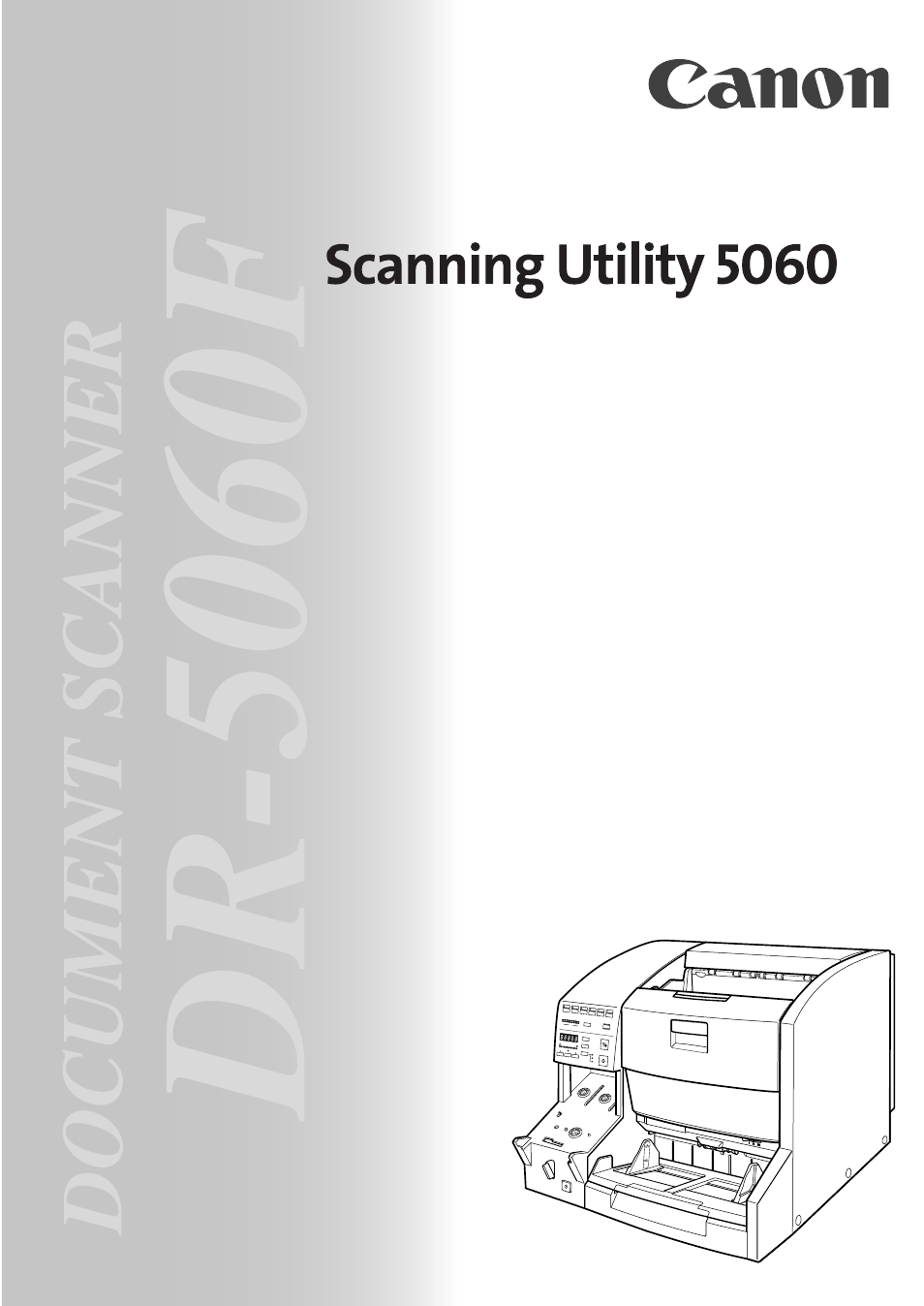 Canon DR-5060F User Manual | 89 pages