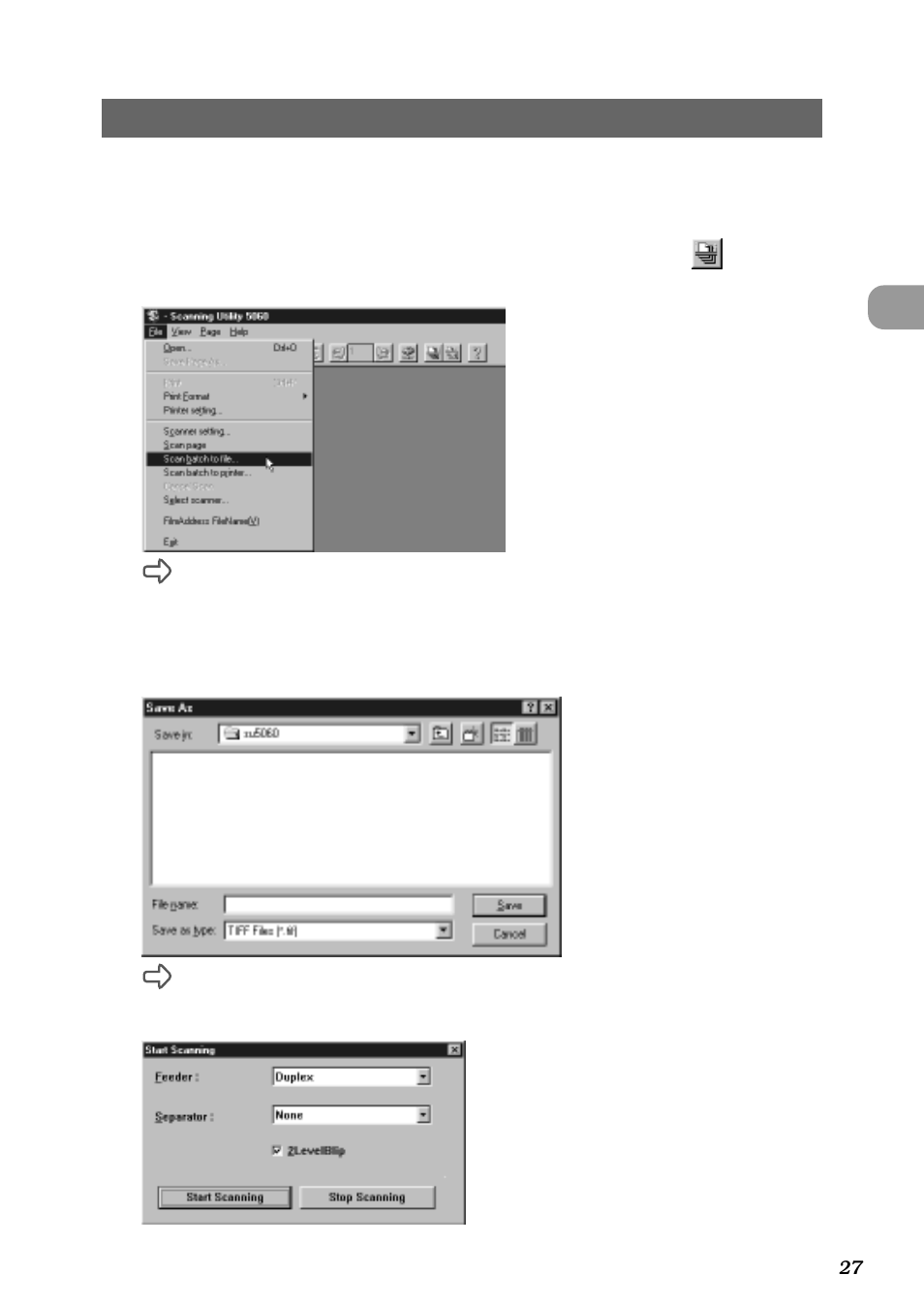 Scan batch to file | Canon DR-5060F User Manual | Page 29 / 89