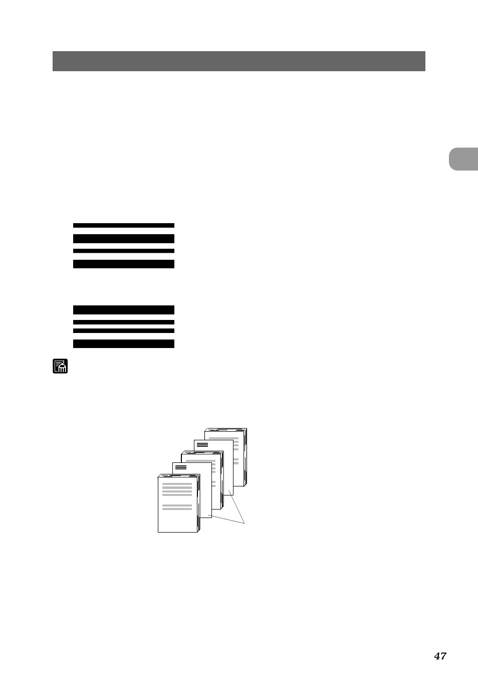 Using patch codes/function sheets, Automatic file separation by patch code sheets | Canon DR-5060F User Manual | Page 49 / 89