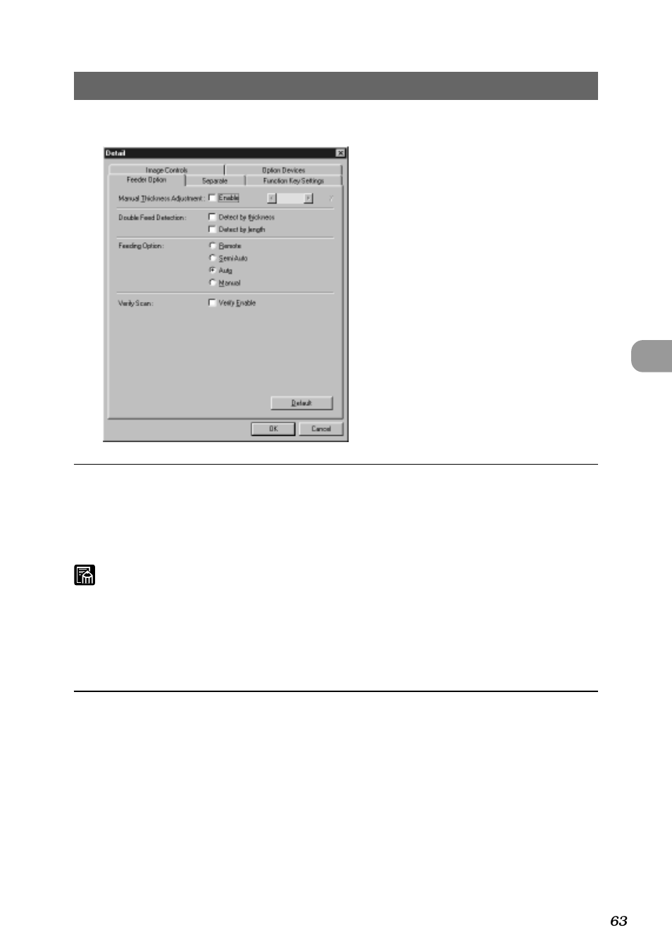 Feeder option | Canon DR-5060F User Manual | Page 65 / 89