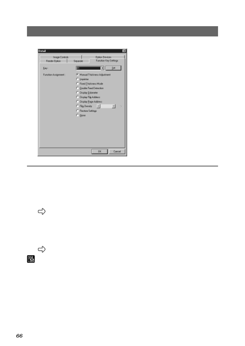 Function key settings | Canon DR-5060F User Manual | Page 68 / 89