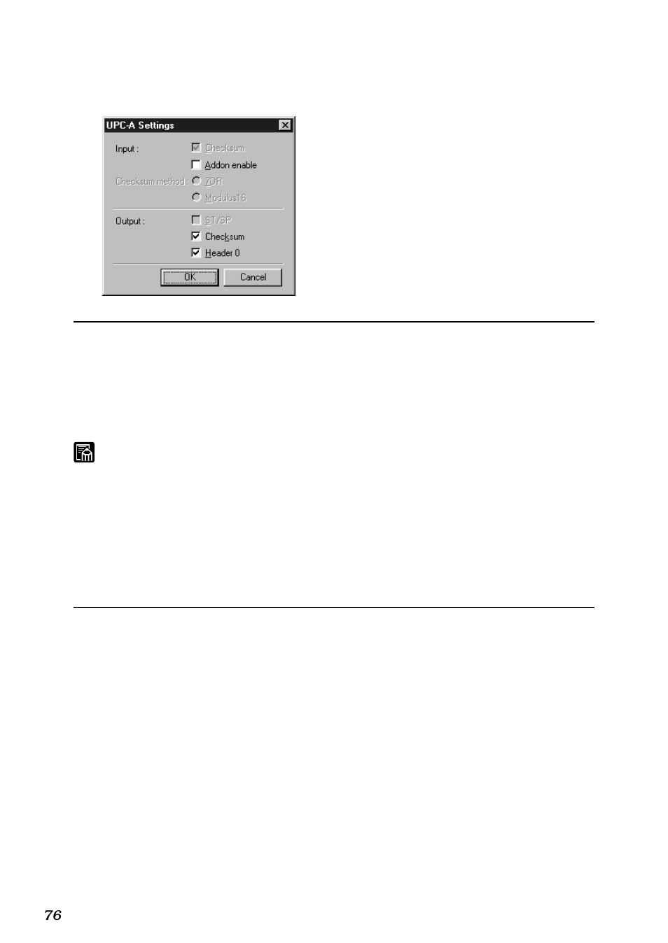 Barcode detailed settings | Canon DR-5060F User Manual | Page 78 / 89