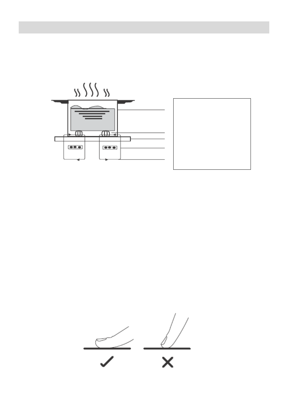 A word on induction cooking, Before using your new induction hob, Using the touch controls | Caple C854i User Manual | Page 3 / 23