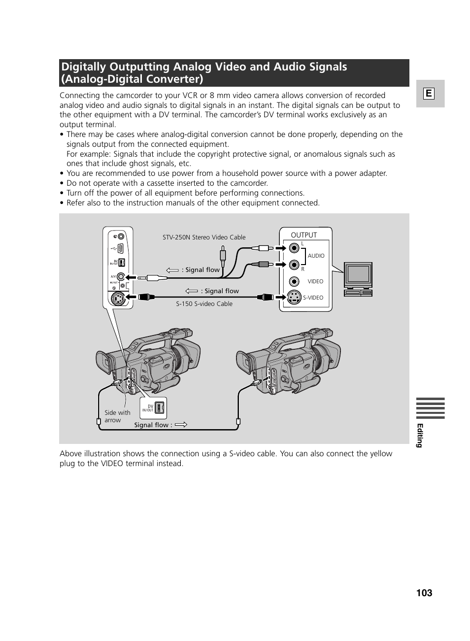 103 e | Canon GL2 User Manual | Page 103 / 163