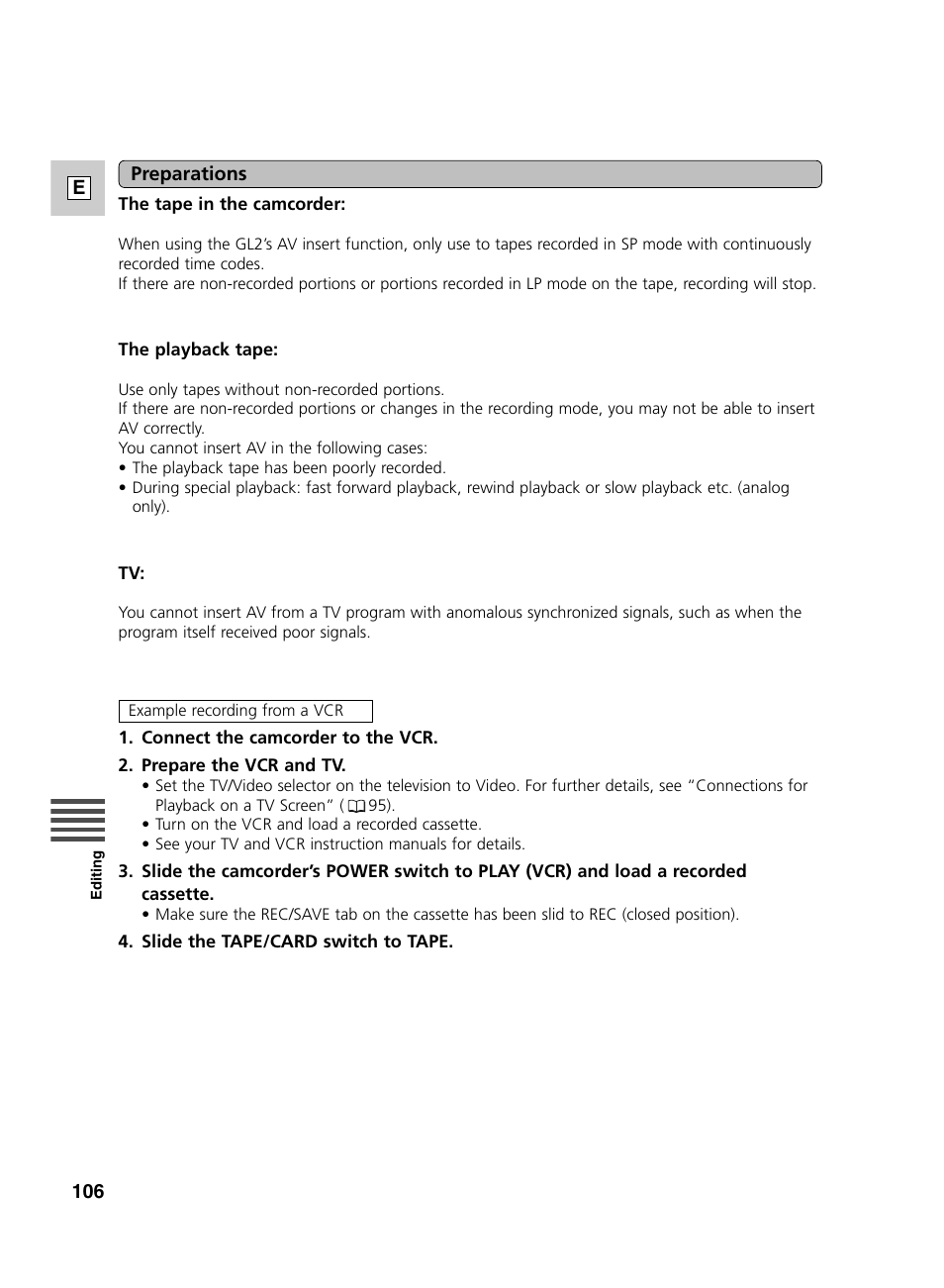 Canon GL2 User Manual | Page 106 / 163