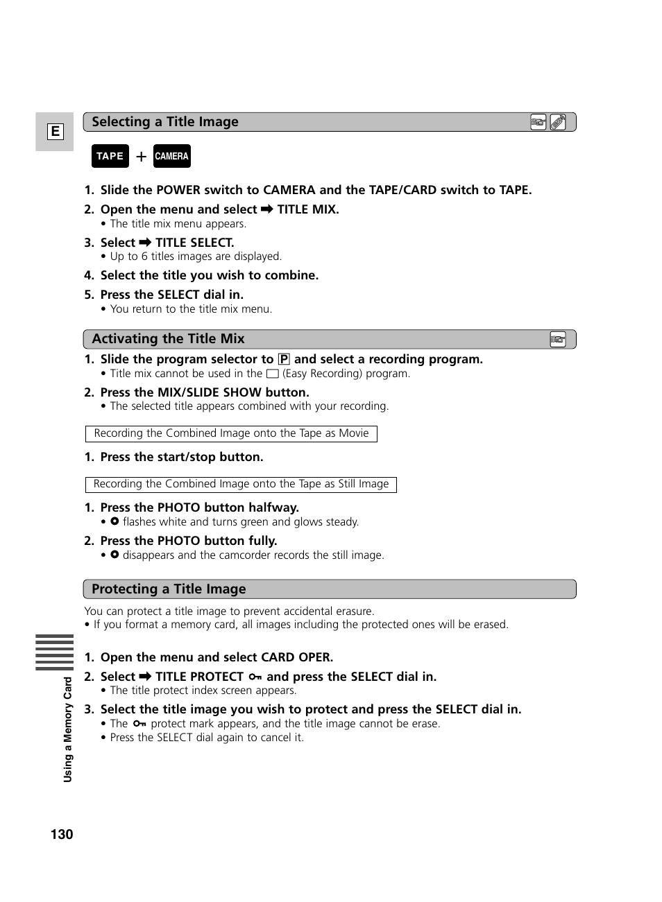 Canon GL2 User Manual | Page 130 / 163