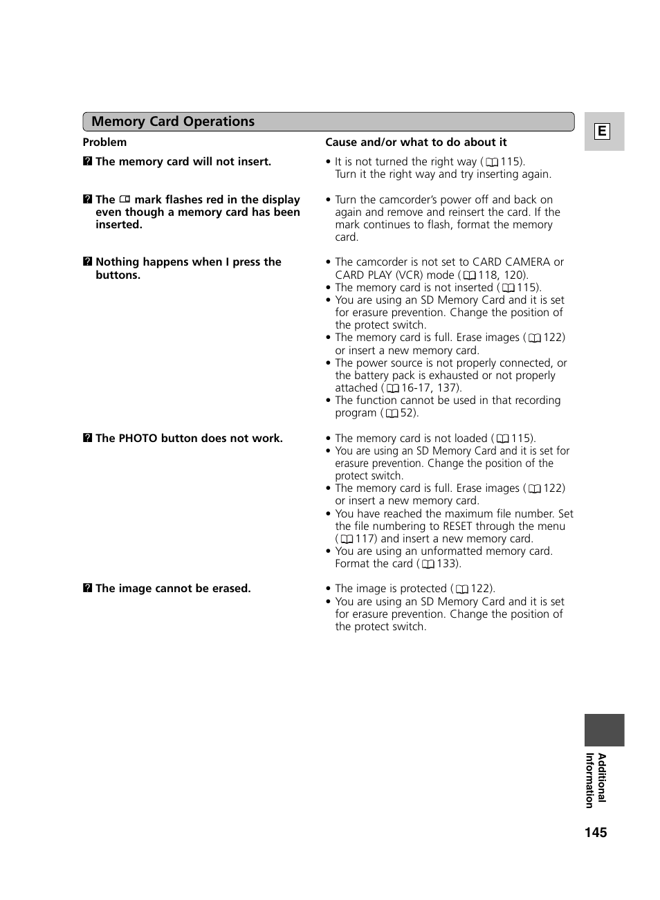 Canon GL2 User Manual | Page 145 / 163