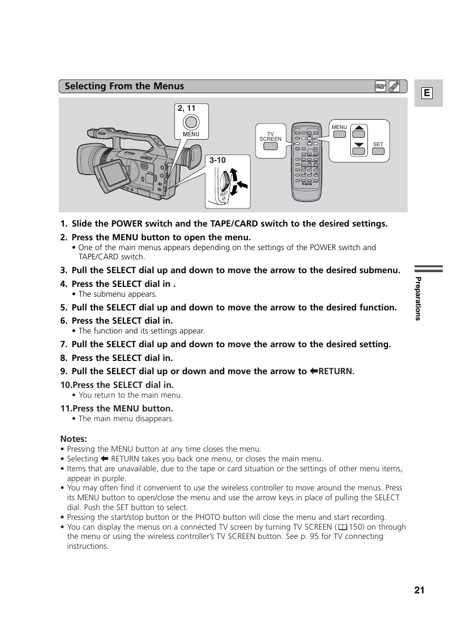 Canon GL2 User Manual | Page 21 / 163