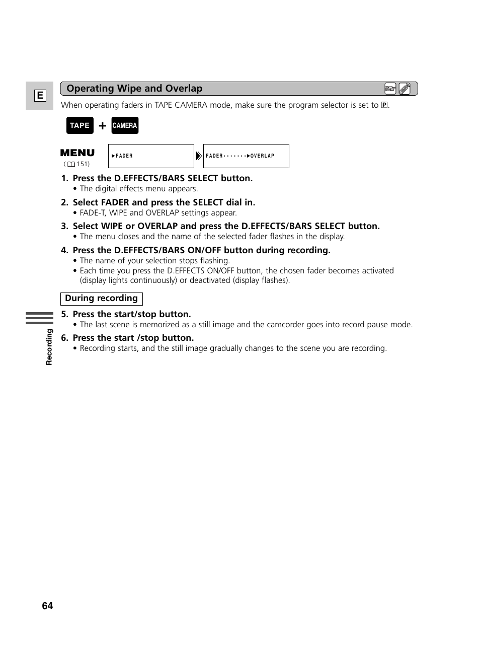 Canon GL2 User Manual | Page 64 / 163