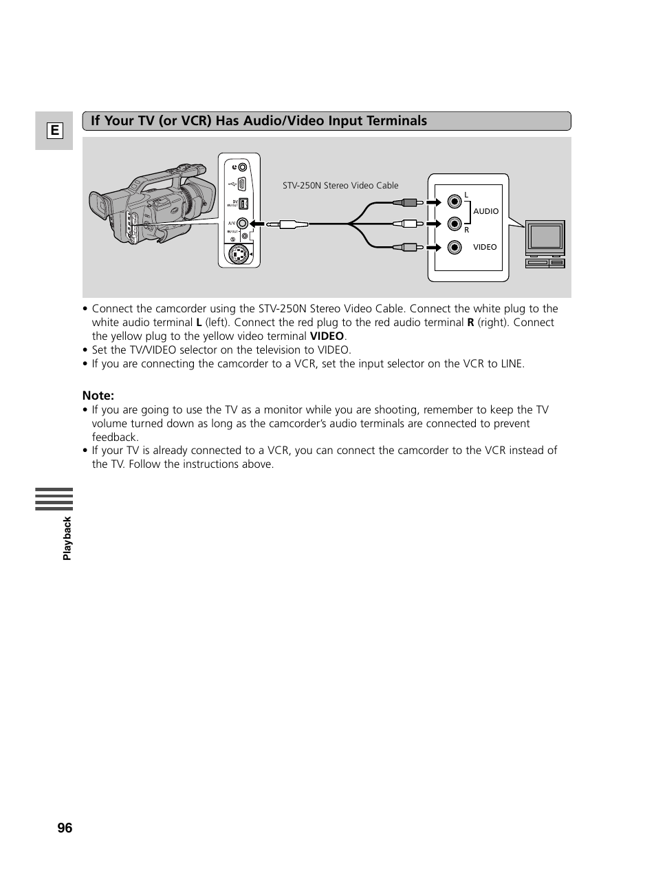 96 e | Canon GL2 User Manual | Page 96 / 163