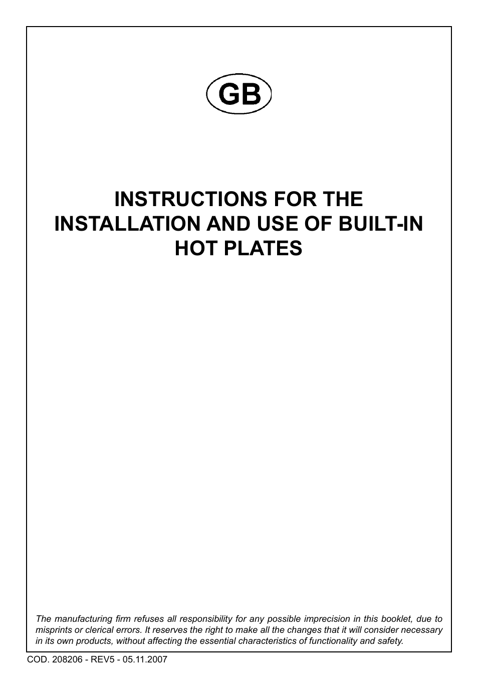 Caple C739G User Manual | 8 pages