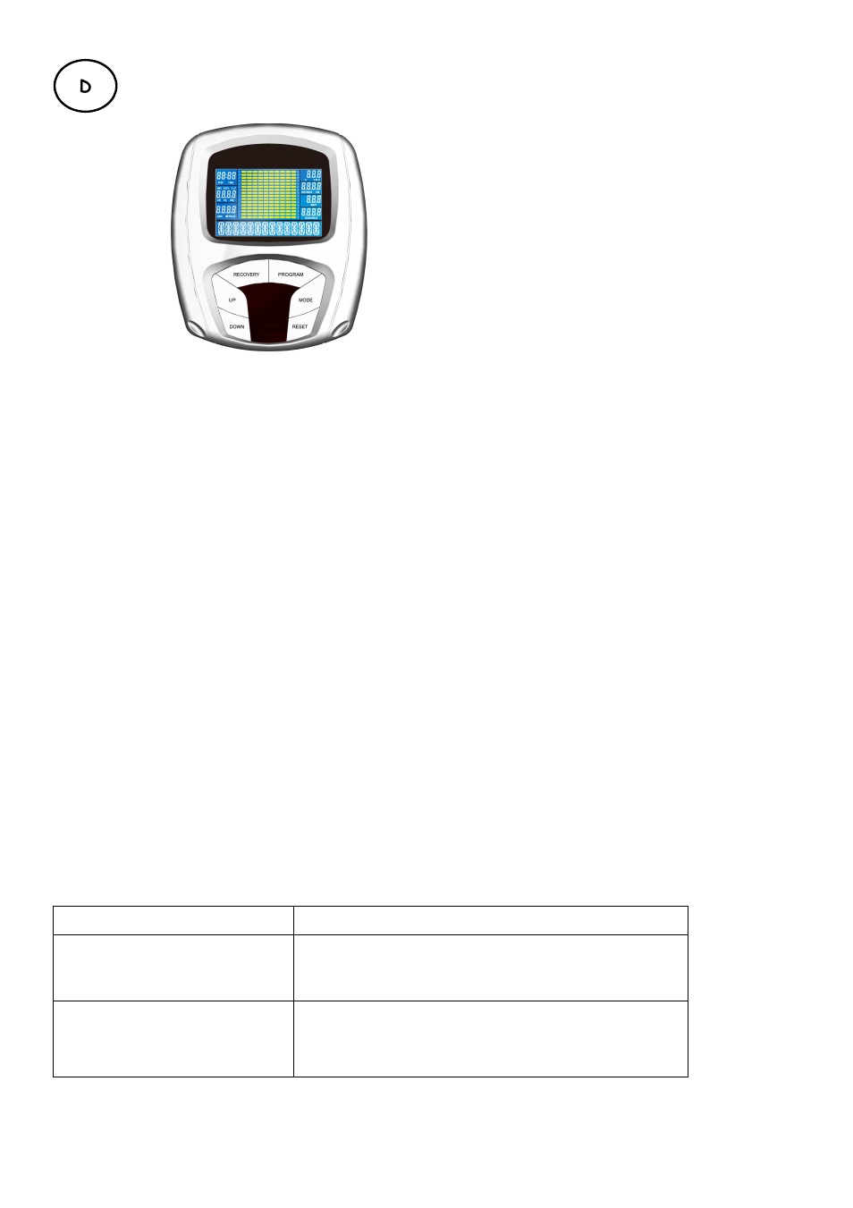 Einschalten, Pause, Tastenfunktionen | Care Fitness 50619 Computer User Manual | Page 14 / 41