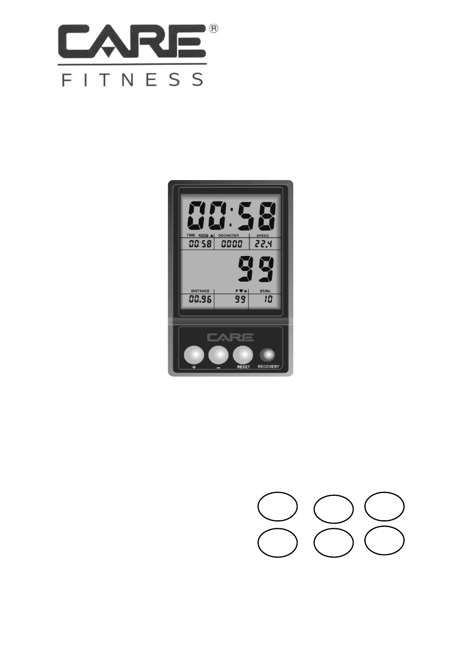 Care Fitness 50820 Computer User Manual | 22 pages