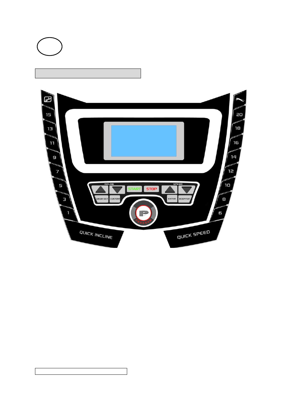 Computer bedieningspaneel | Care Fitness 50733 Computer User Manual | Page 39 / 47