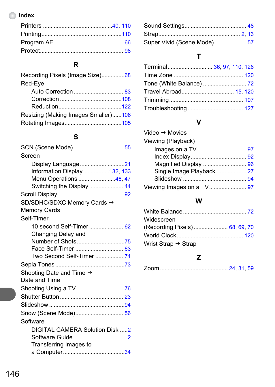 Canon A3150 IS User Manual | Page 146 / 147