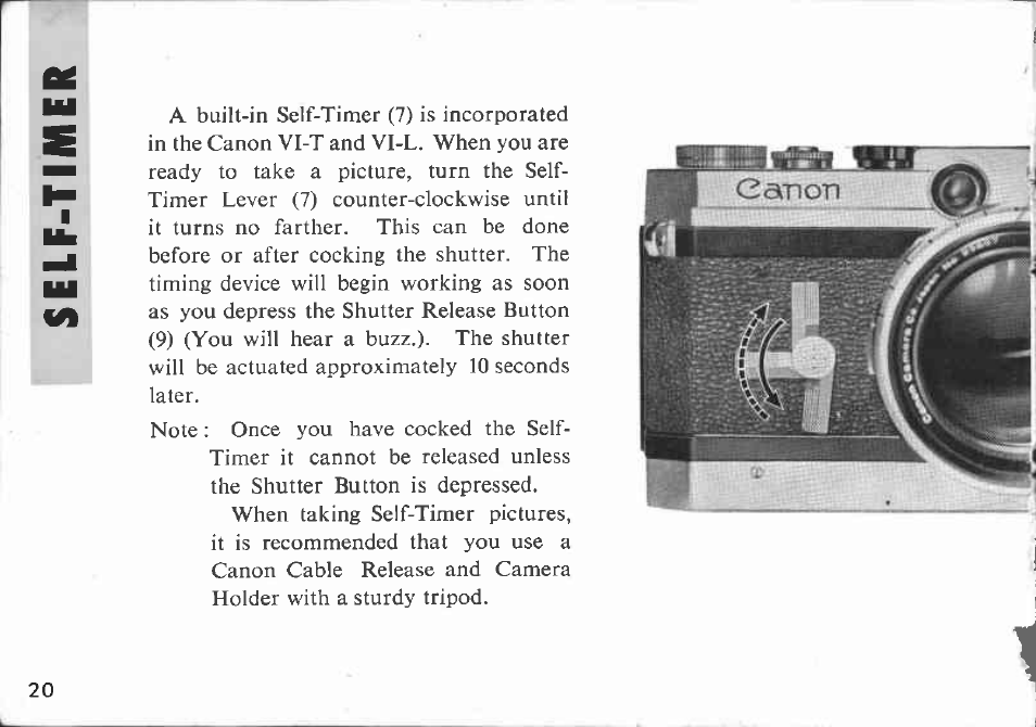 Canon VI-T User Manual | Page 20 / 55