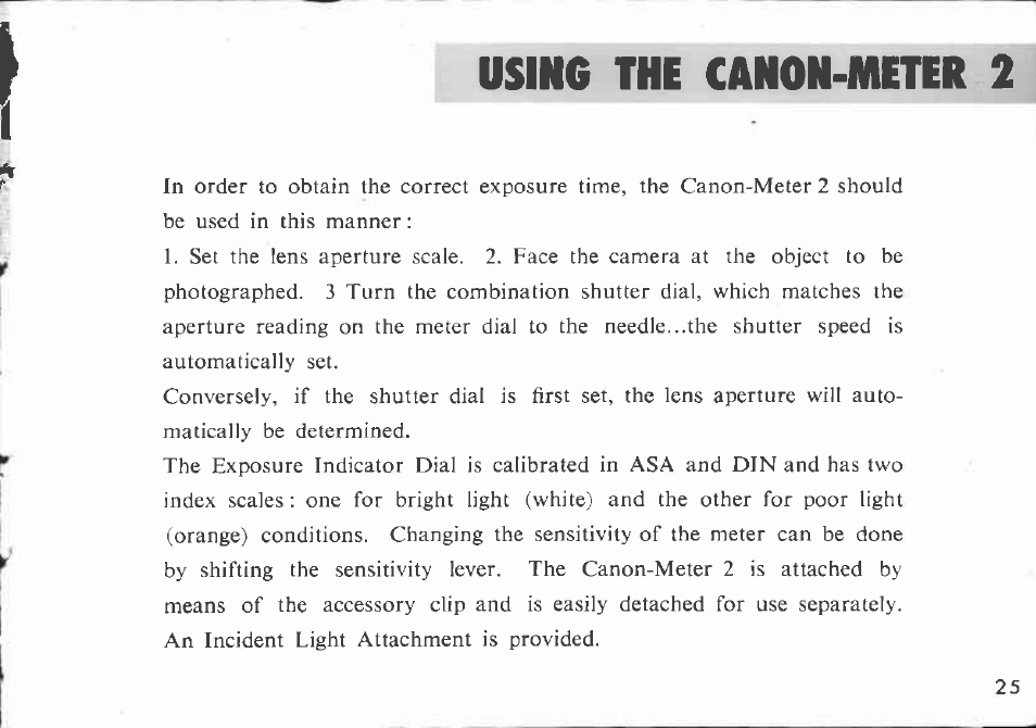 Canon VI-T User Manual | Page 25 / 55