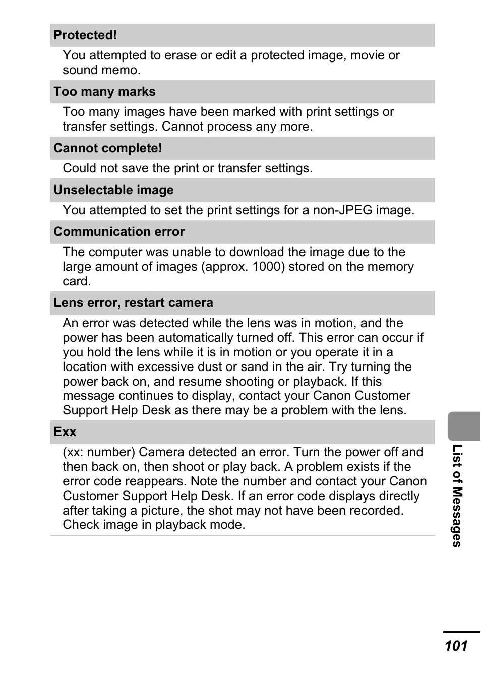 Canon A540 User Manual | Page 103 / 139