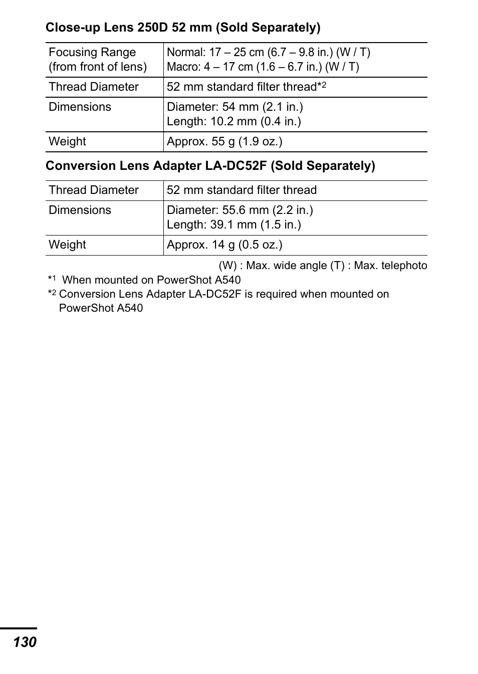 Canon A540 User Manual | Page 132 / 139