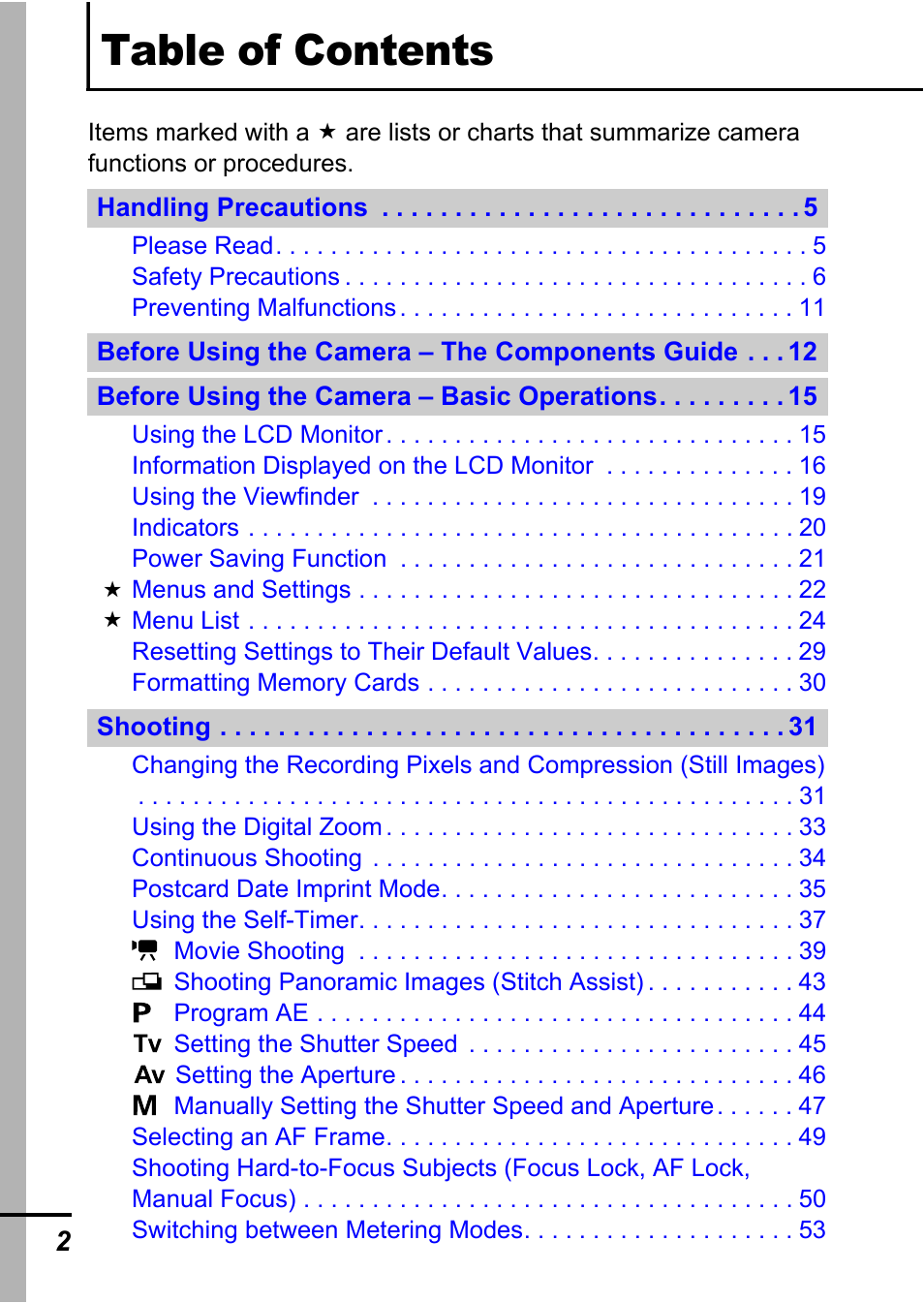 Canon A540 User Manual | Page 4 / 139