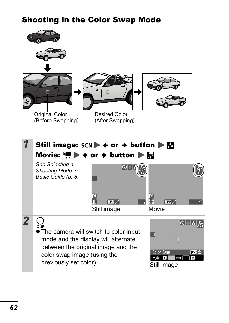 P. 62) | Canon A540 User Manual | Page 64 / 139