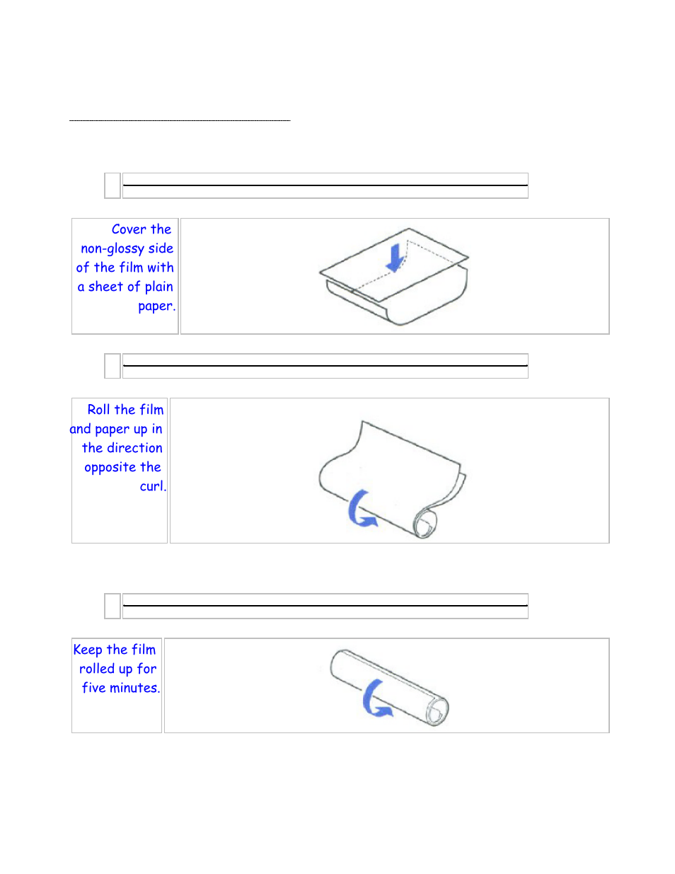 Uncurling back print film | Canon BJC-250 User Manual | Page 40 / 77