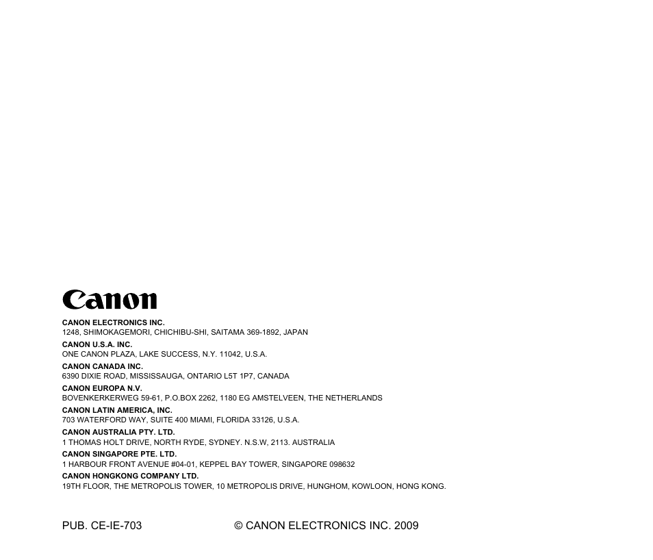 Canon IMAGE FORMULA DR-9050C User Manual | Page 68 / 68