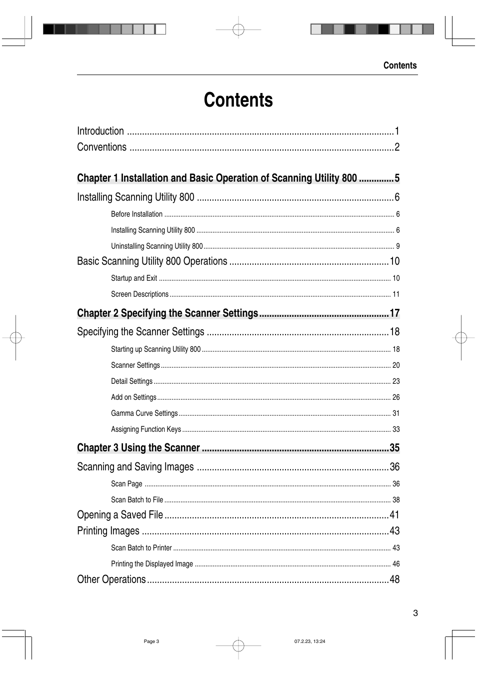 Canon 800II User Manual | Page 3 / 60