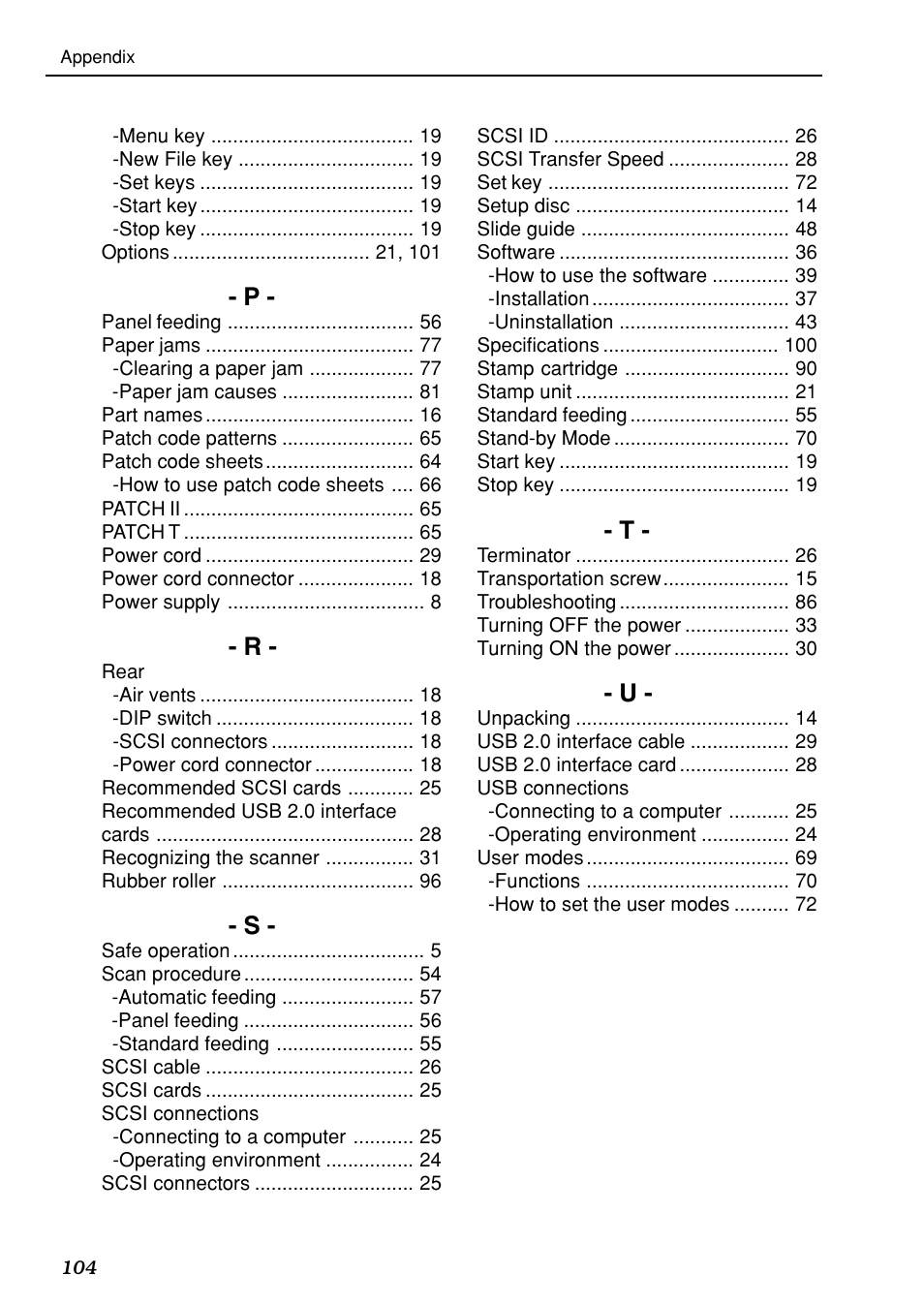 Canon DR-7080C User Manual | Page 108 / 112