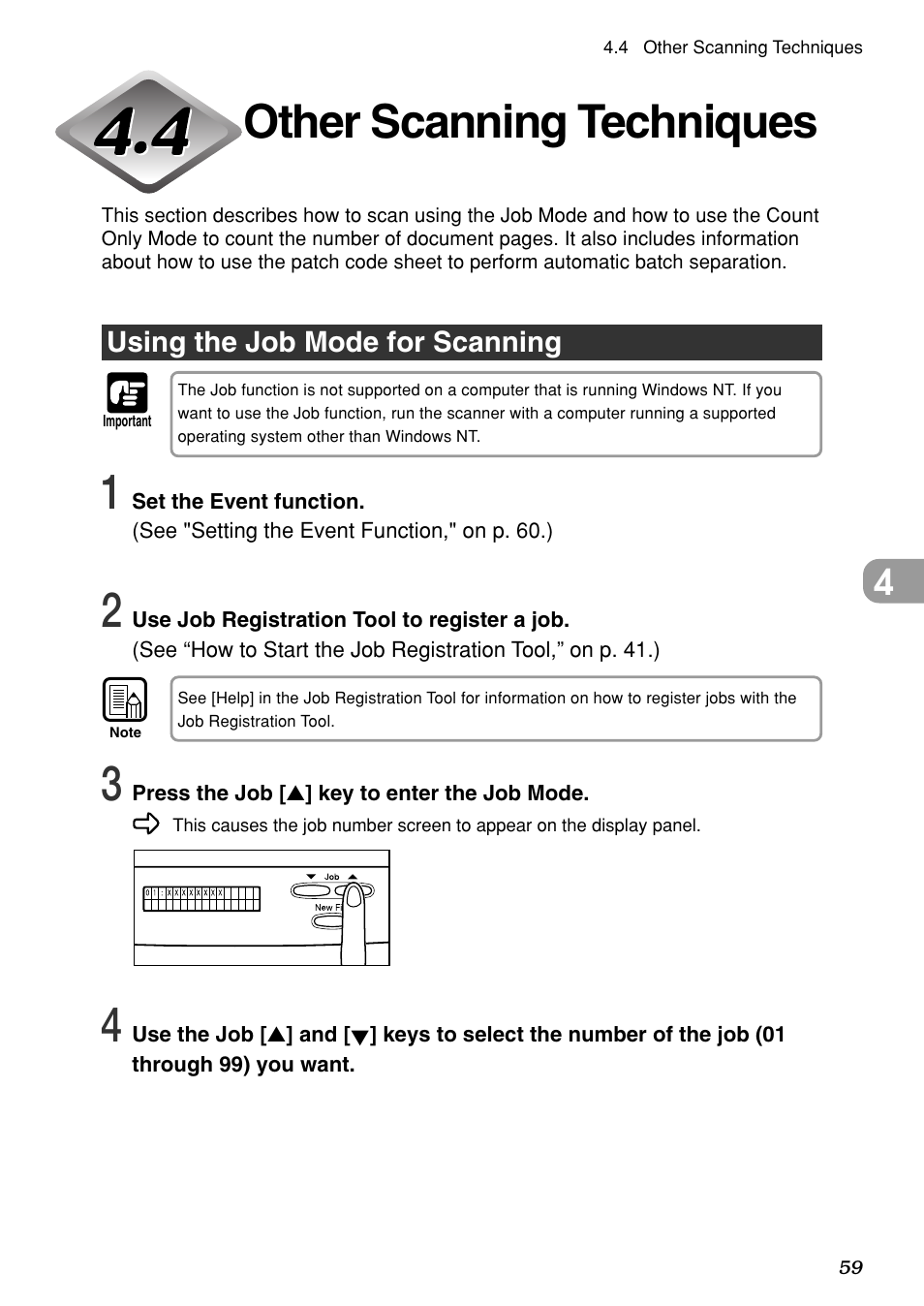 Other scanning techniques | Canon DR-7080C User Manual | Page 63 / 112