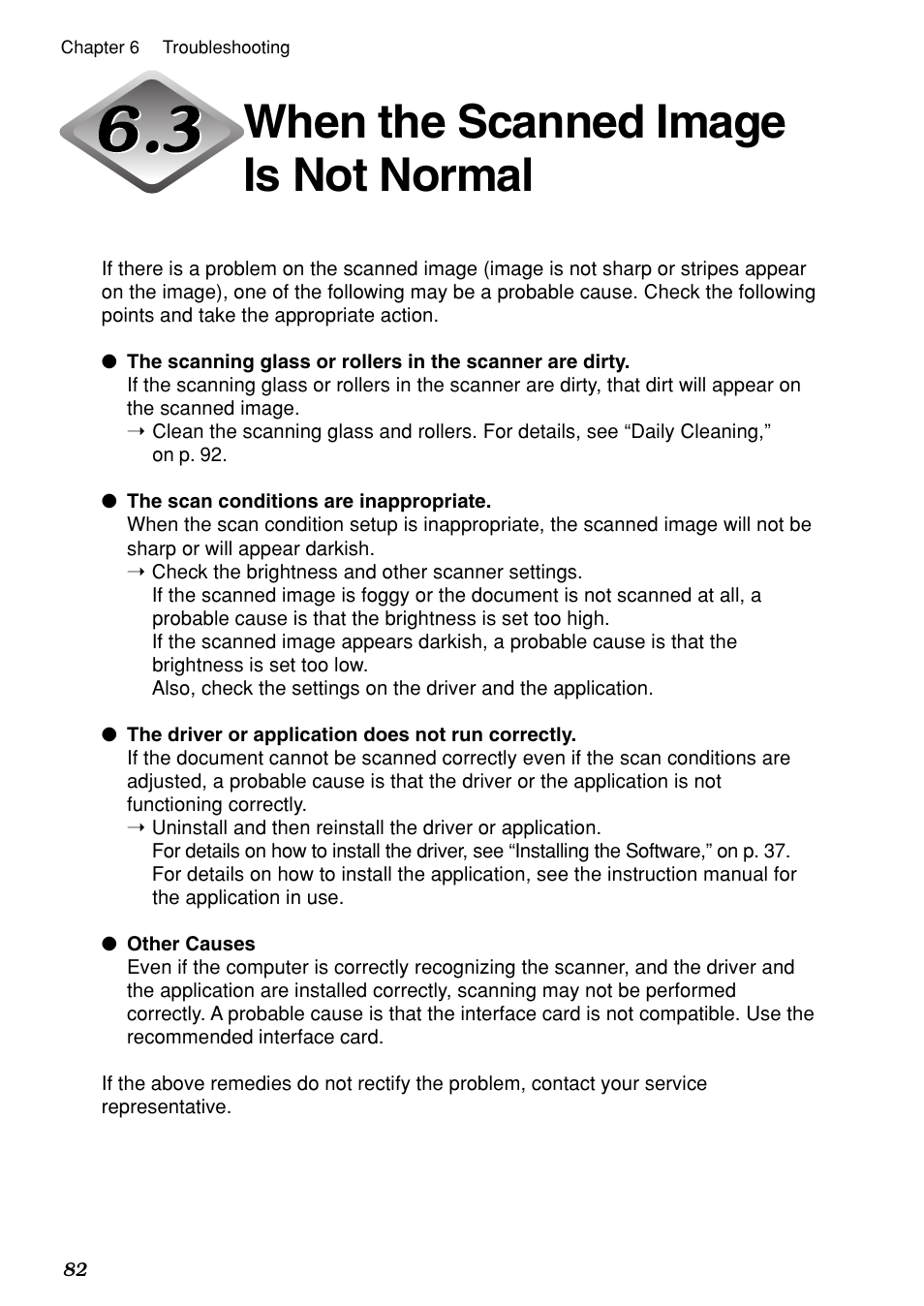 When the scanned image is not normal | Canon DR-7080C User Manual | Page 86 / 112