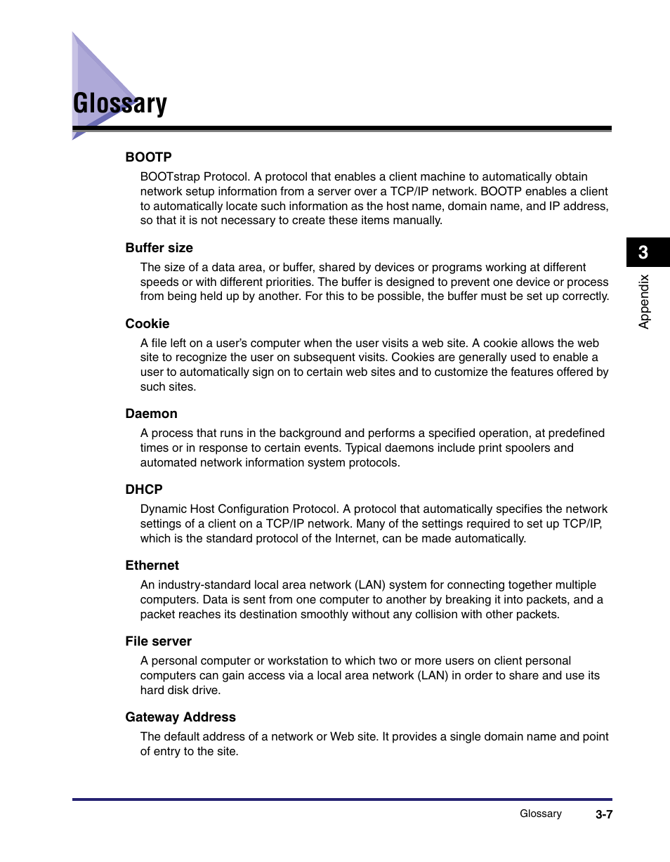 Glossary | Canon ImageCLASS MF8180c User Manual | Page 43 / 49