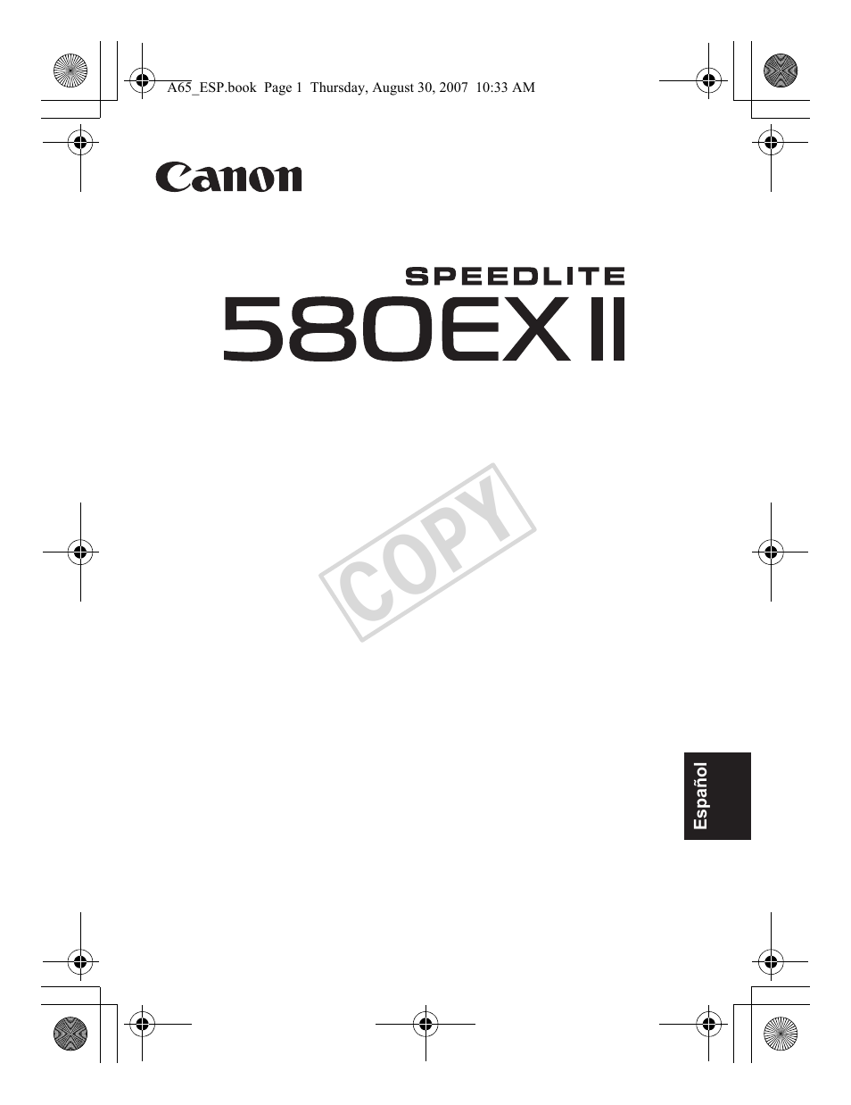 Cop y | Canon Speedlite 580EX II User Manual | Page 118 / 176