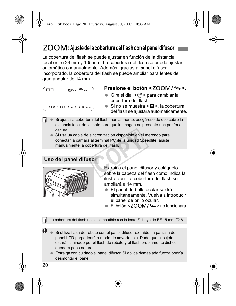 Cop y | Canon Speedlite 580EX II User Manual | Page 137 / 176