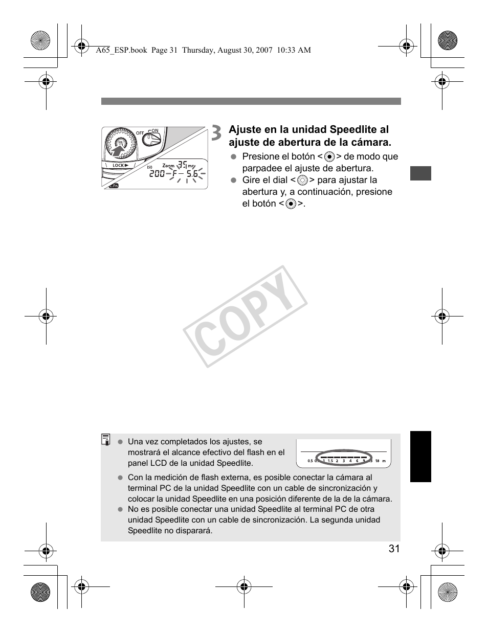 Cop y | Canon Speedlite 580EX II User Manual | Page 148 / 176