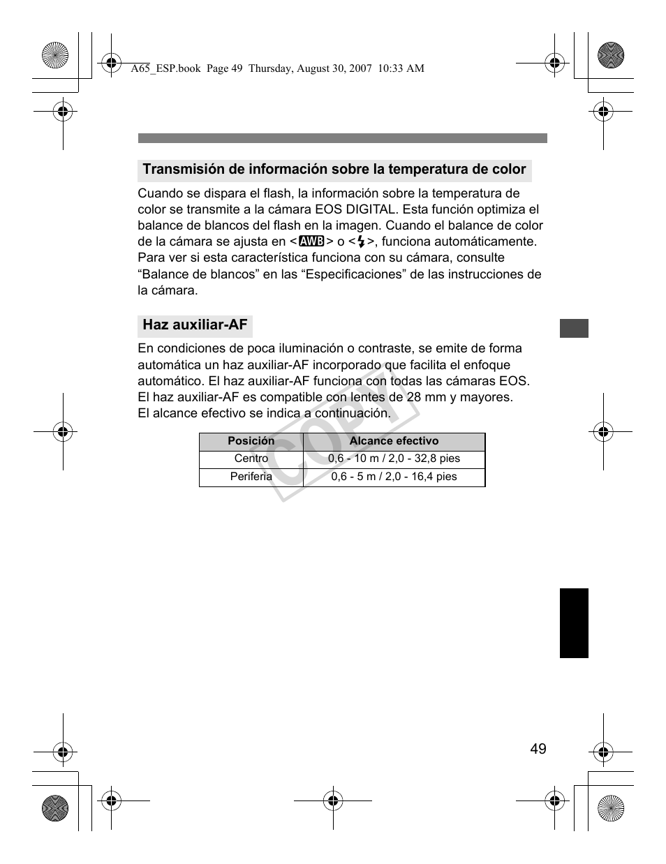 Cop y | Canon Speedlite 580EX II User Manual | Page 166 / 176