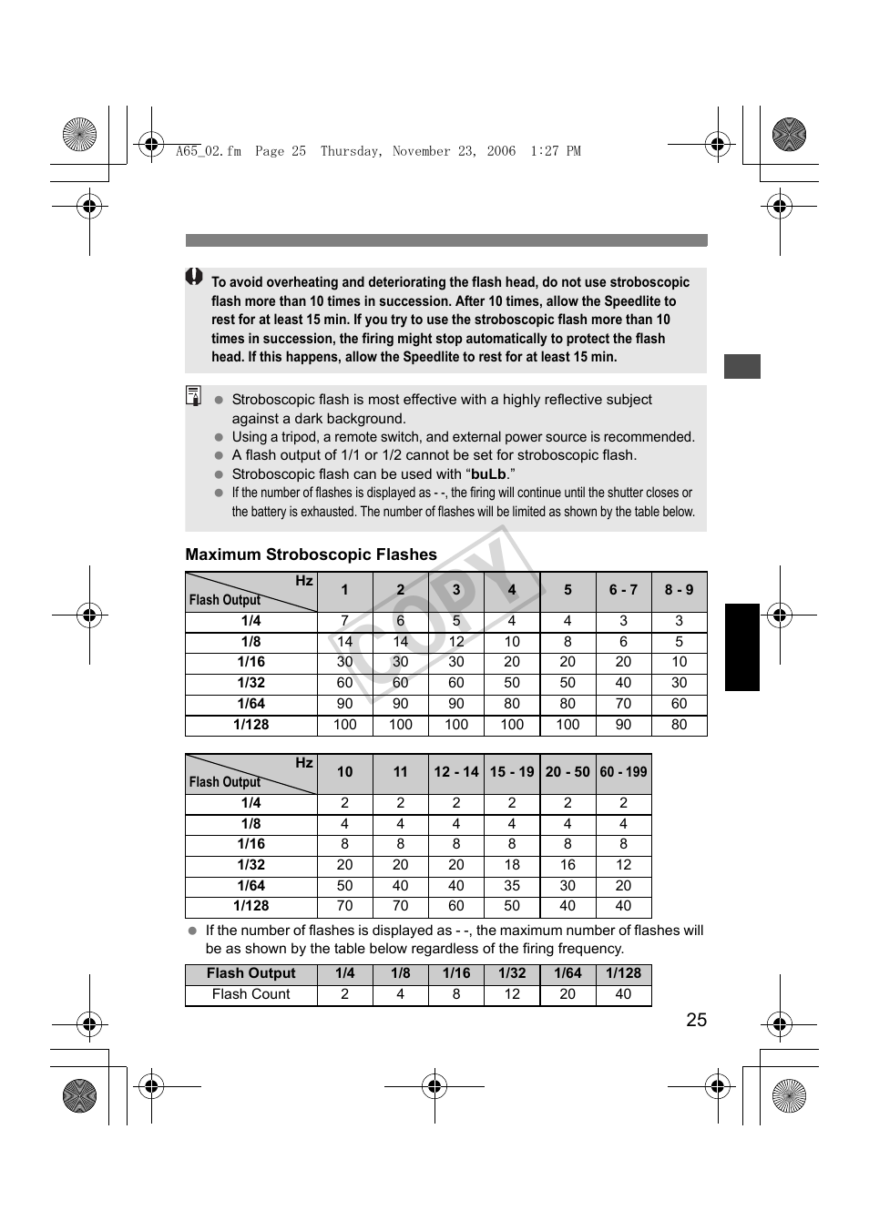 Cop y | Canon Speedlite 580EX II User Manual | Page 26 / 176