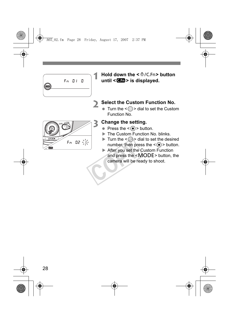 Cop y | Canon Speedlite 580EX II User Manual | Page 29 / 176