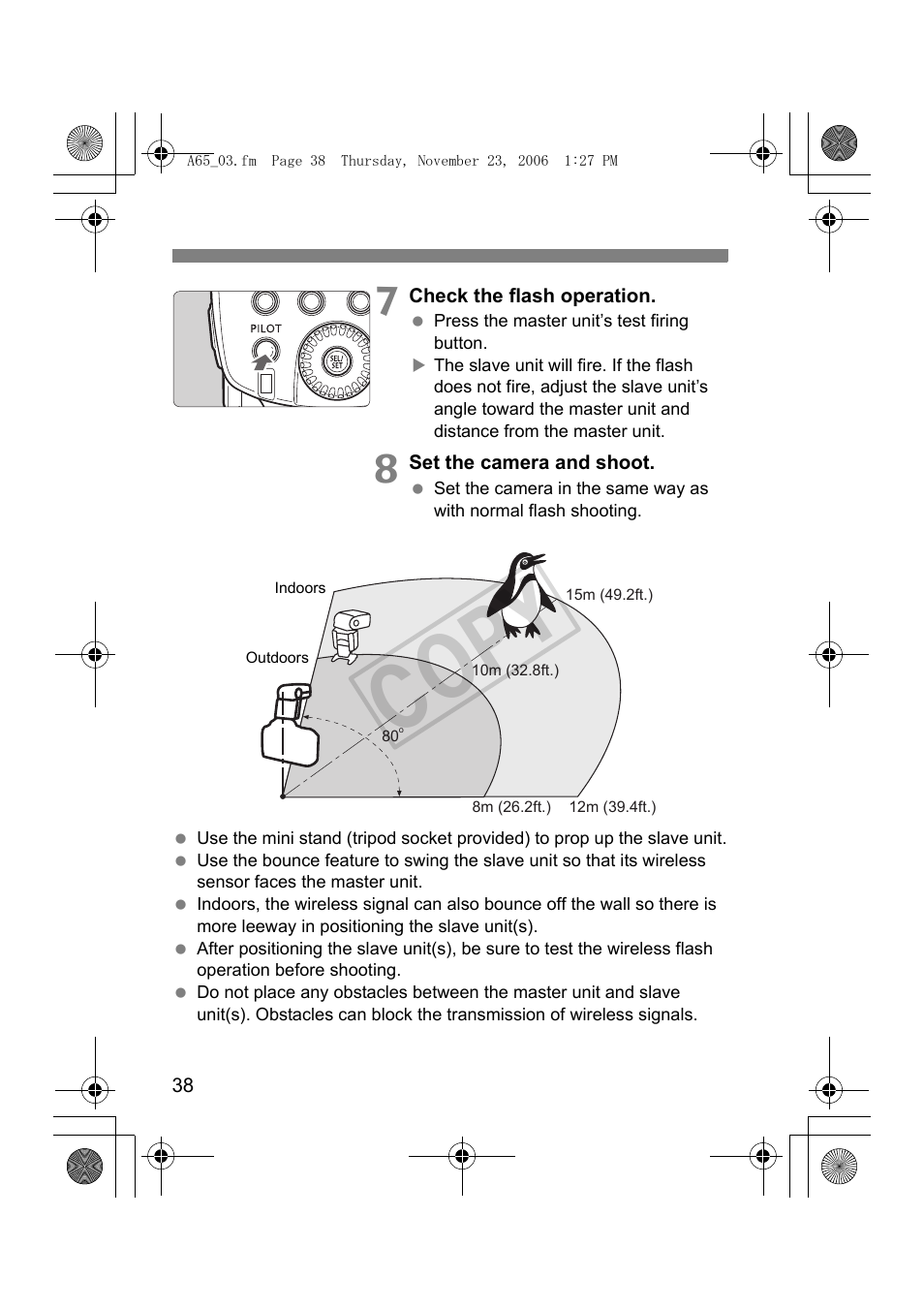 Cop y | Canon Speedlite 580EX II User Manual | Page 39 / 176