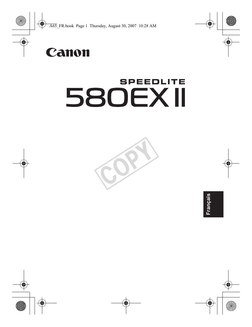 Cop y | Canon Speedlite 580EX II User Manual | Page 60 / 176