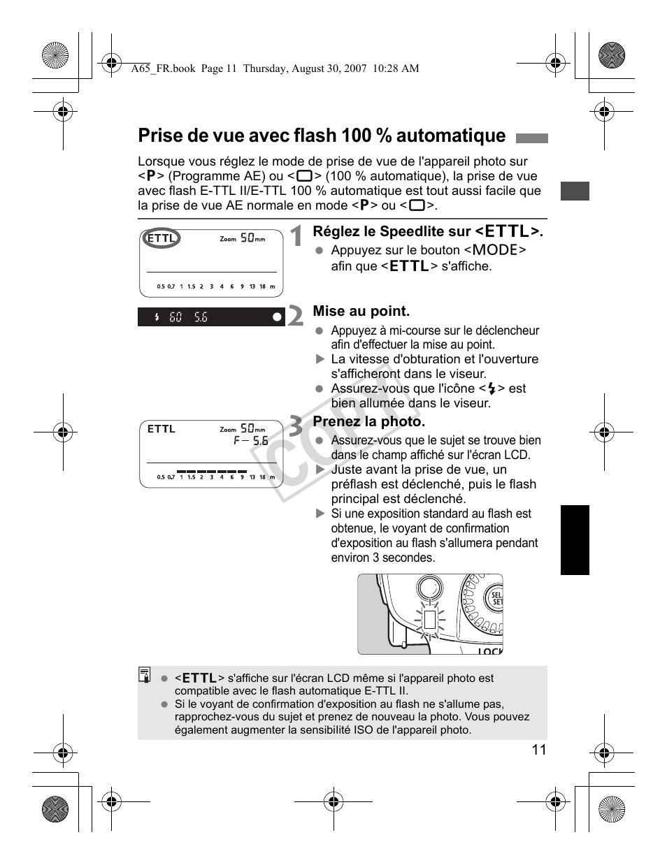 Cop y | Canon Speedlite 580EX II User Manual | Page 70 / 176